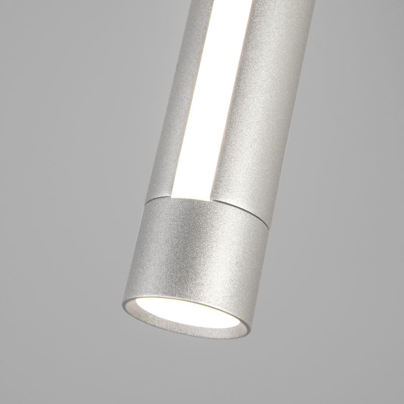 Настенно-потолочный светодиодный светильник Eurosvet 20084/1 LED серебро 7W