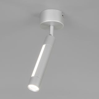Настенно-потолочный светодиодный светильник Eurosvet 20084/1 LED серебро 7W