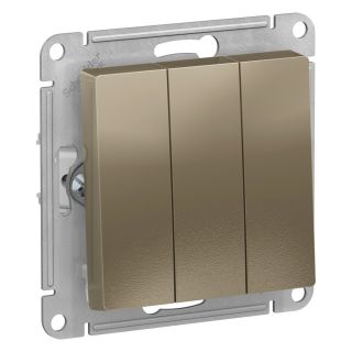 Выключатель 3-клавишный Systeme Electric Atlas Design BD-1247559