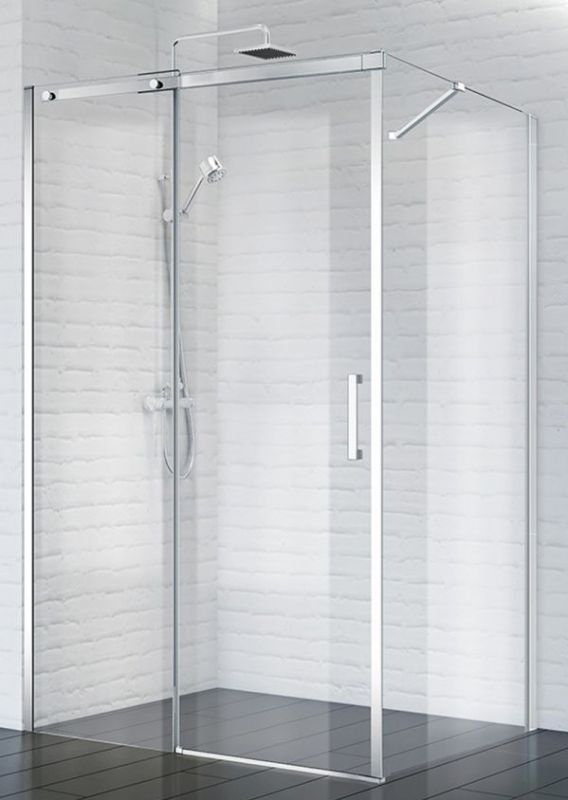 Душевой уголок BelBagno ACQUA-AH-1-120/90-C-Cr, профиль хром, стекло прозрачное фото 1