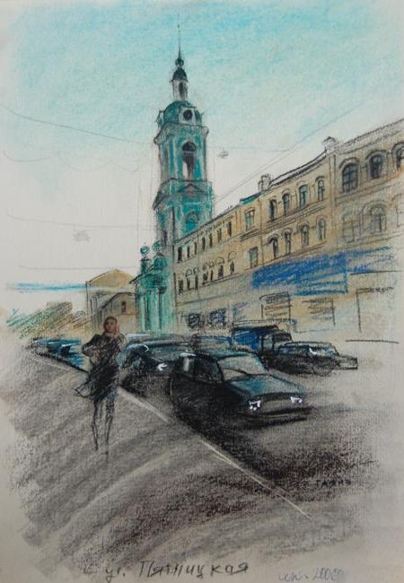 Картина "Москва, Пятницкая улица" Гаянэ Добровольская