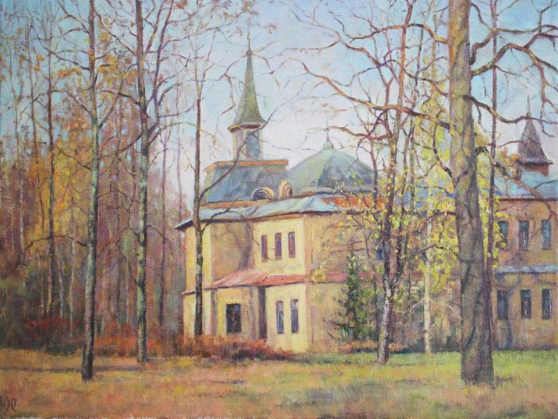 Картина "Дача Сверчкова Н.Е. в Царском селе" Сапожников Юрий фото 1