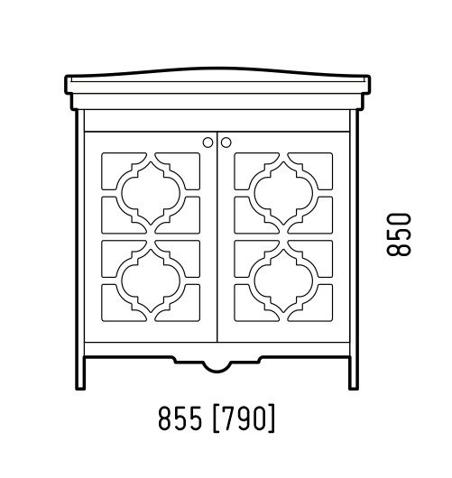 Тумба под раковину Corozo Манойр SD-00000970 85 см