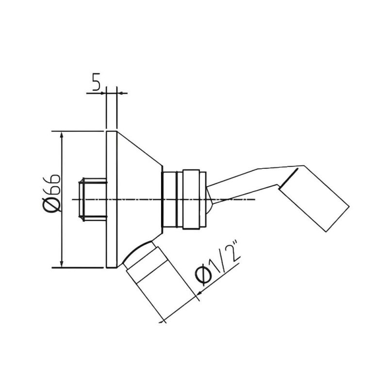 Шланговое подключение Webert AC0441010, золото