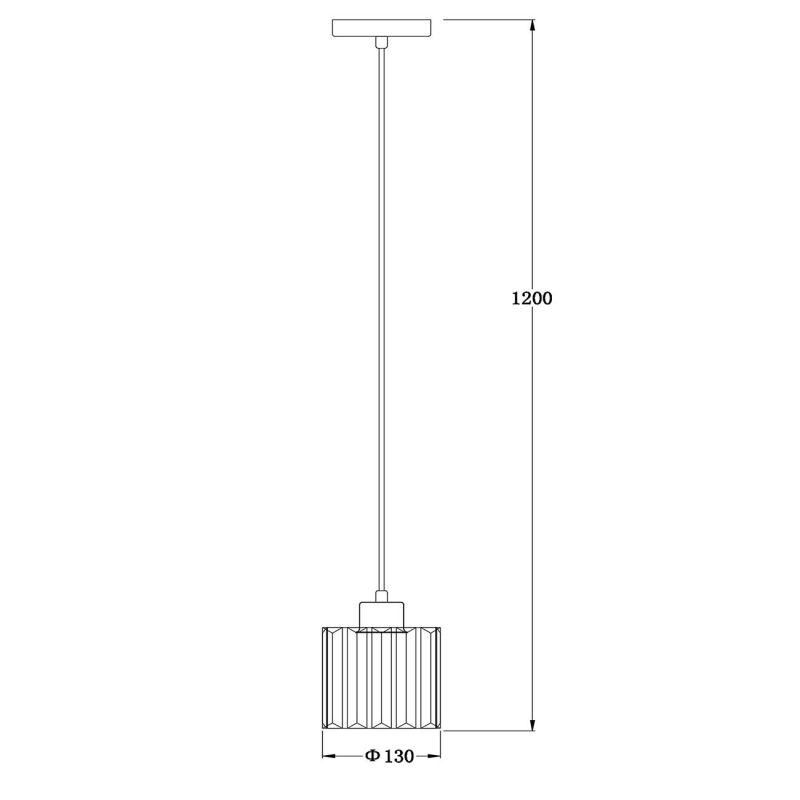 Подвесной светильник  Escada  E27*60W 10192/1S Chrome