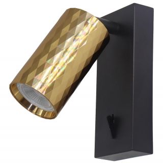 Светильник Feron ML1880 48671 PRISM 35W, 230V, GU10, золото и чёрный