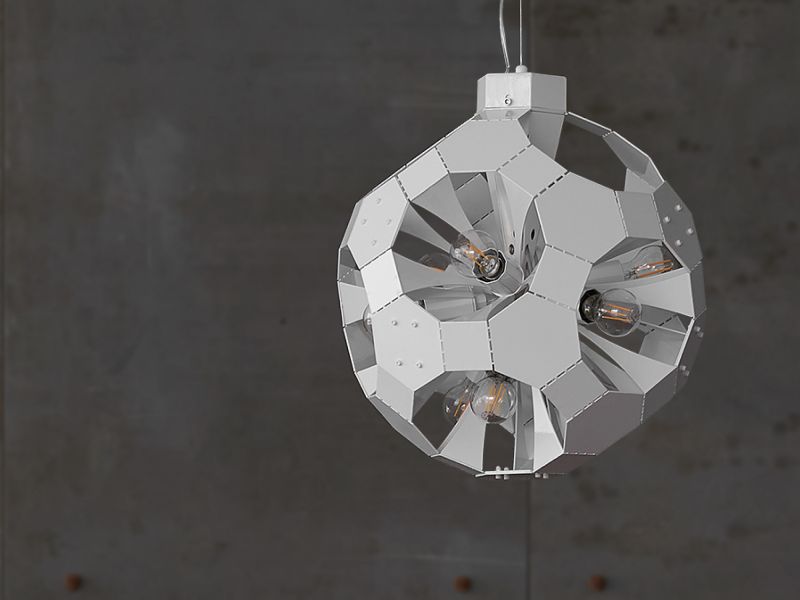 Светильник Singularis craft Sphere600 белый глянец 600*600*600 фото 3