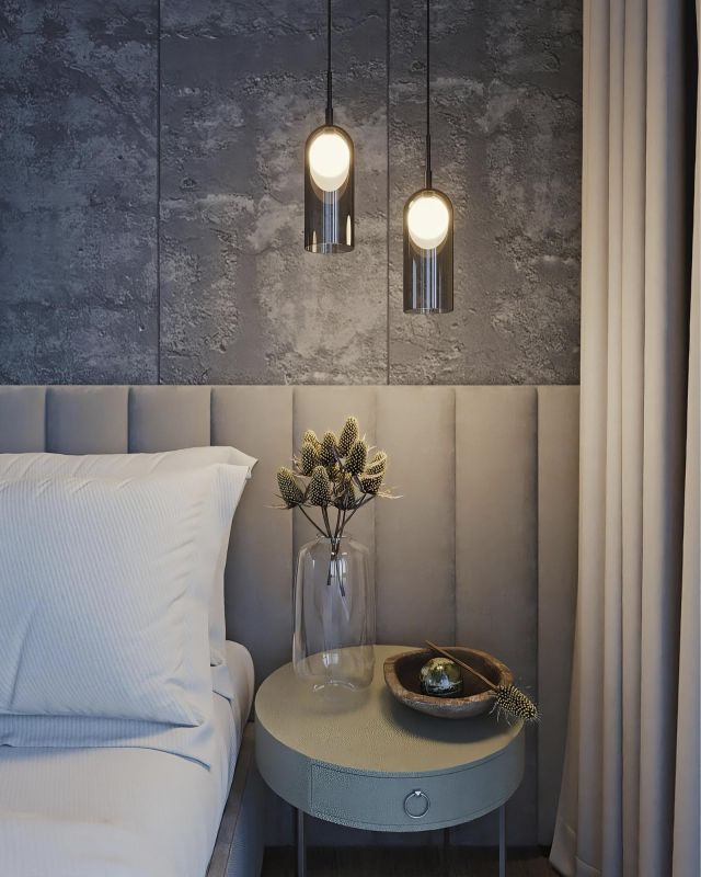 Серый светодиодный подвес LH Mirror Home Риан BD-3069817 фото 4