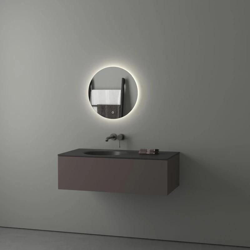Зеркало для ванной EVOFORM Ledshine BY 2642, с LED-подсветкой и сенсорным выключателем Ø50см фото 4