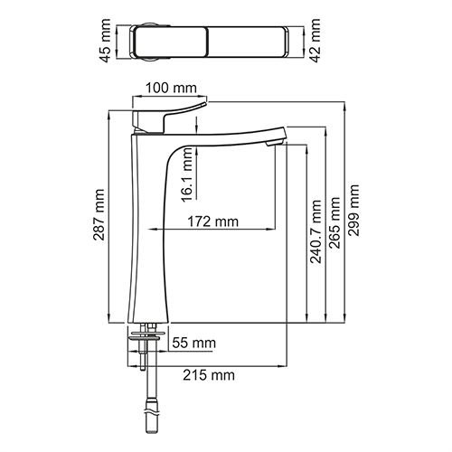 Смеситель WasserKRAFT Aller 1063H фото 3