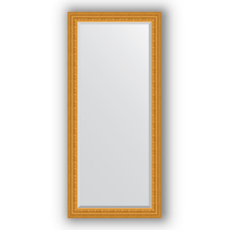 Зеркало с фацетом в багетной раме 75х165 Evoform EXCLUSIVE BY 1304 сусальное золото