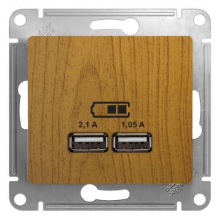 Розетка 2xUSB Systeme Electric GLOSSA  BD-1494852