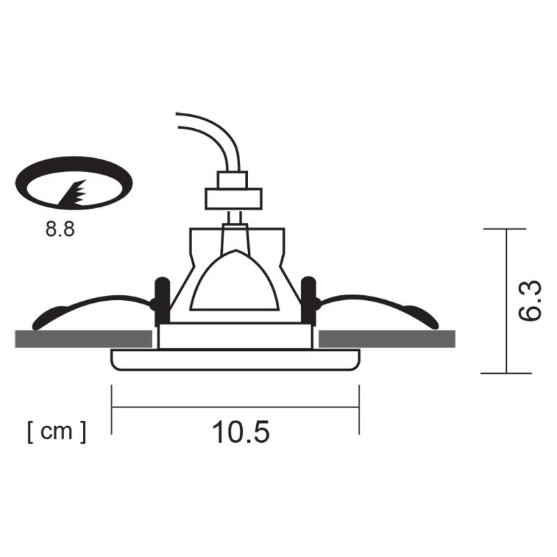 Светильник потолочный Arte Lamp A6663 A6663PL-1WH