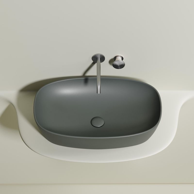 Раковина-чаша Ceramica Nova Element CN6049MH 60 см, антрацит фото 12