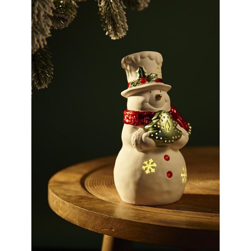 Декор новогодний с подсветкой classy snowman из коллекции new year essential, 19,5 см Tkano BD-3067826