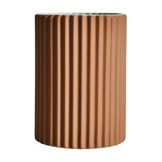 Ваза Vical Plisse Stone коричневая 168027