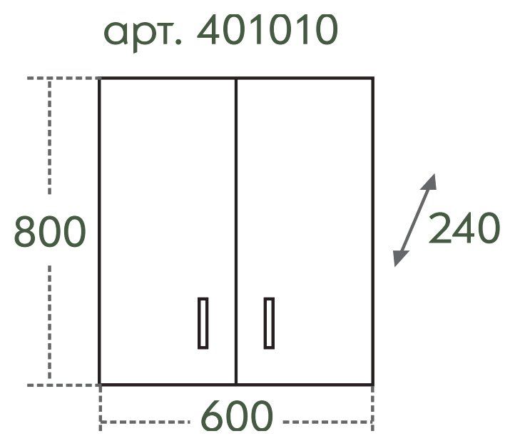 Шкаф СанТа Стандарт 401010 фото 3