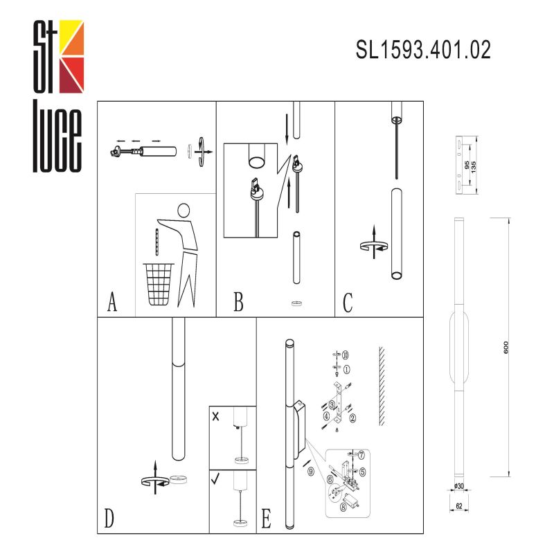 Бра ST Luce GULARRI SL1593.401.02