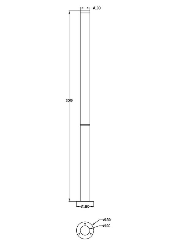 Ландшафтный светильник Maytoni Ginza 100-240V 100W IP54 3000K O041FL-L100B3K фото 2