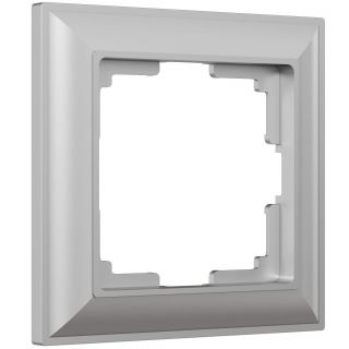Рамка на 1 пост (серебряный) Werkel W0012206