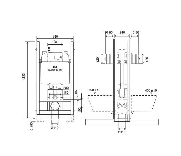 Инсталляция Oli PLUS 600859 механическая фото 2