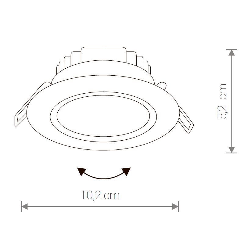 Светильник встраиваемый Nowodvorski EOL LED 5W 8988 фото 2