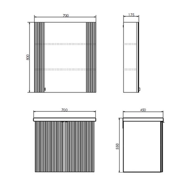 Тумба с раковиной подвесная Comforty Лима-70П 00-00001284, 70 см