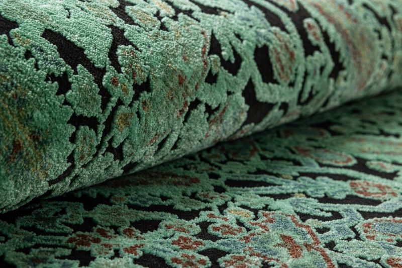 Турецкий ковер из полиэстера Carpet «FABULOUS» 2172A-BLK-SHCRE 240 x 340 см фото 5