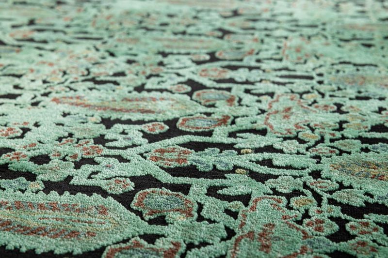 Турецкий ковер из полиэстера Carpet «FABULOUS» 2172A-BLK-SHCRE 240 x 340 см фото 6