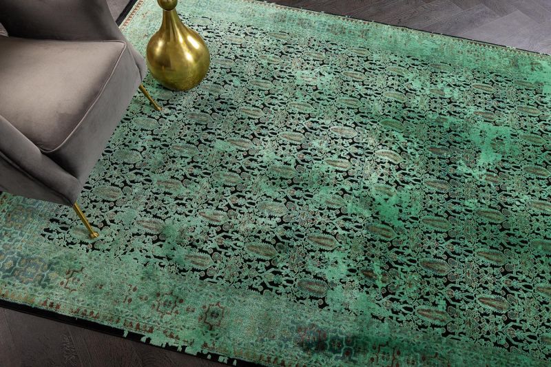 Турецкий ковер из полиэстера Carpet «FABULOUS» 2172A-BLK-SHCRE 240 x 340 см фото 9