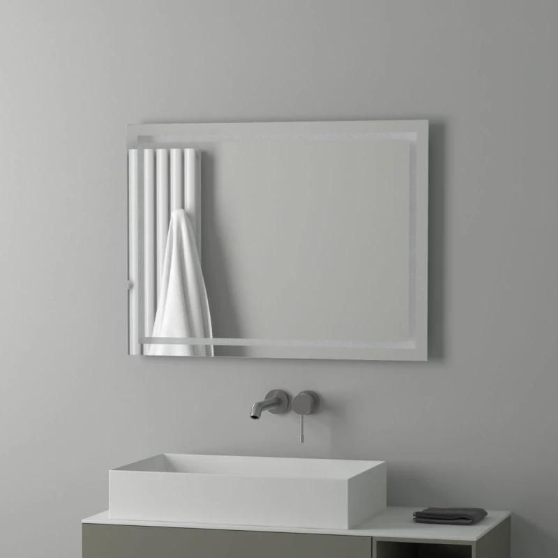 Зеркало для ванной EVOFORM Ledline BY 2135, с LED-светильником 80х60см фото 3