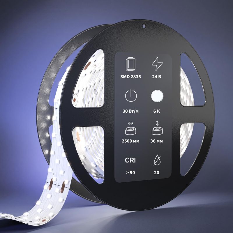 Светодиодная лента Maytoni Широкая светодиодная лента 30W LED 6000K 201119 фото 3