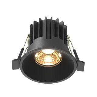 Встраиваемый светильник Maytoni Round LED 2700К(теплый) 7W DL058-7W2.7K-B