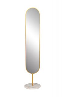 Зеркало напольное овальное в золотой раме Garda Decor BD-3145051