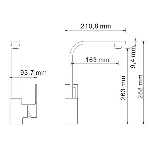 Смеситель WasserKRAFT Alme 1507 фото 3