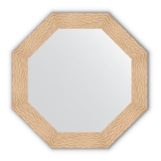 Зеркало в багетной раме Evoform Octagon BY 3798 золотые дюны