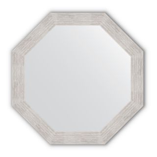 Зеркало в багетной раме Evoform Octagon BY 3738 серебряный дождь