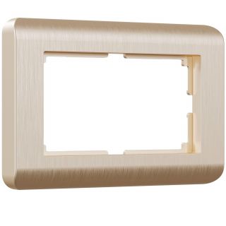 Рамка для двойной розетки (шампань) Werkel W0082111