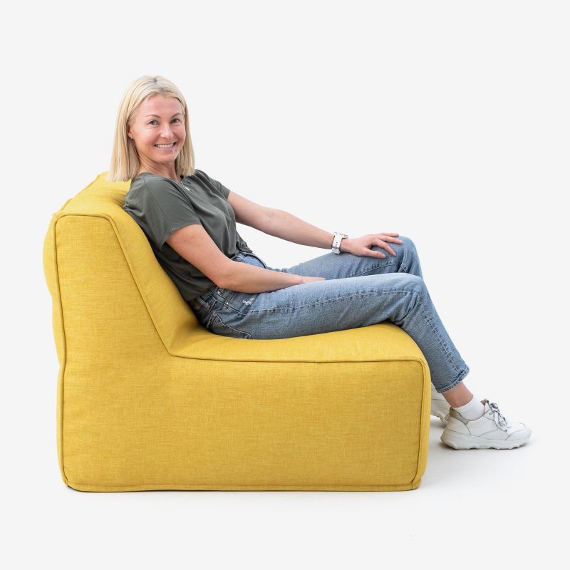 Модульное кресло в плотной рогожке KRESLO BD-2101566