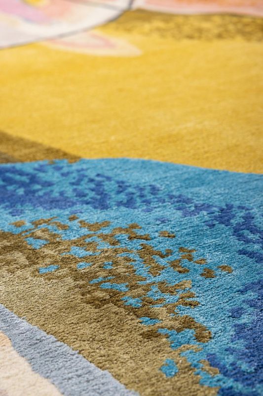Непальский ковер из шёлка и шерсти Carpet «MOLECULE» A3 250 x 300 см фото 11