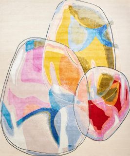 Непальский ковер из шёлка и шерсти Carpet «MOLECULE» A3 250 x 300 см