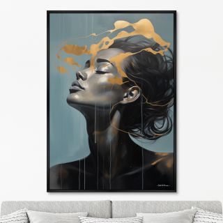 Репродукция картины ArtNoMore на холсте The scent of her soul, No 1, 2024г.
