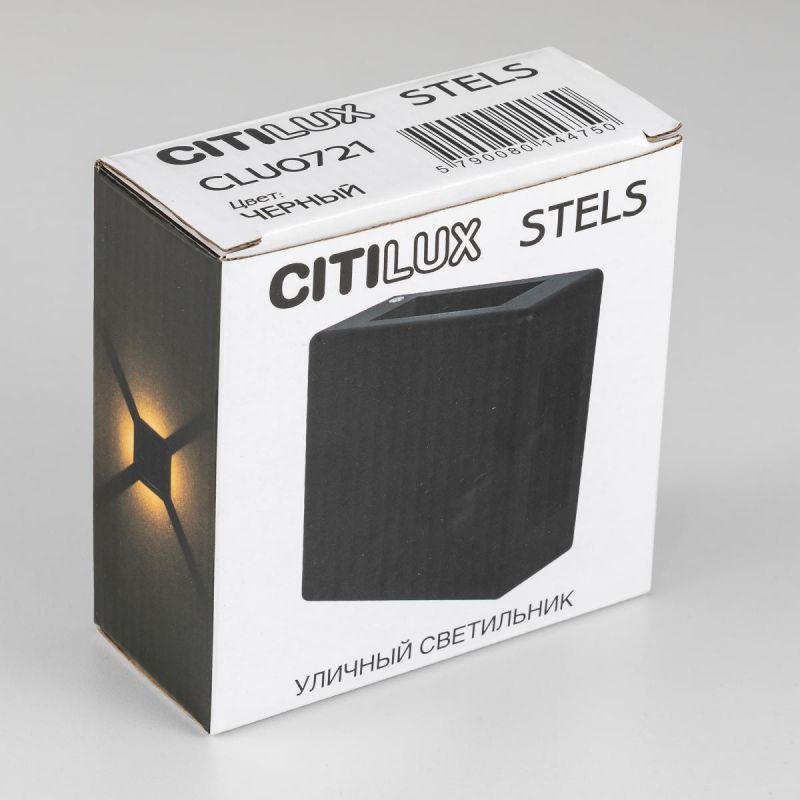 Уличный настенный светильник Citilux STELS влагозащищенный, LED, белый свет (4000К), 6W CLU0721 фото 9
