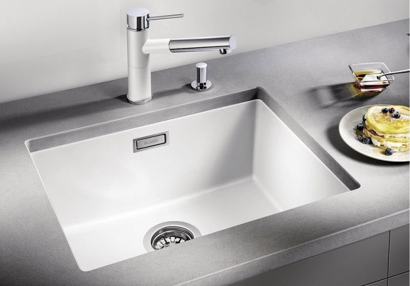 Кухонная мойка Blanco SUBLINE 500-U 523436 белый фото 3