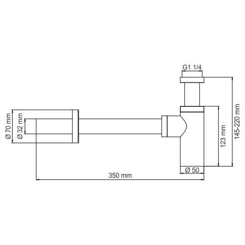 Сифон для раковины WasserKRAFT Wern A093 фото 3