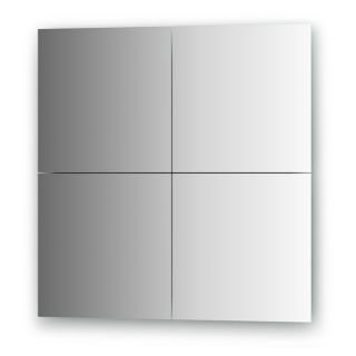 Зеркальная плитка со шлифованной кромкой - комплект 4 шт 30х30 Evoform REFLECTIVE BY 1410 серебро