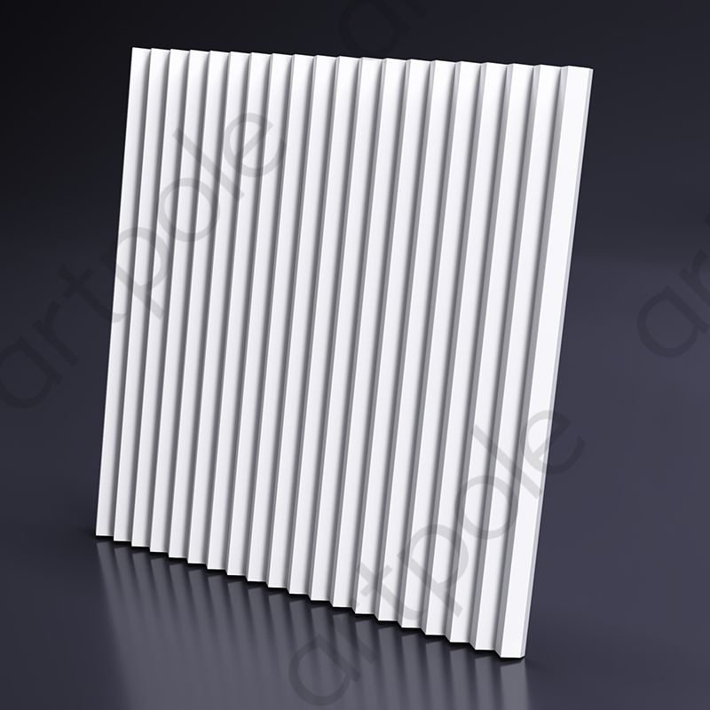 Гипсовая 3D панель Artpole ZIGZAG М-0069 600x600x27 мм фото 3
