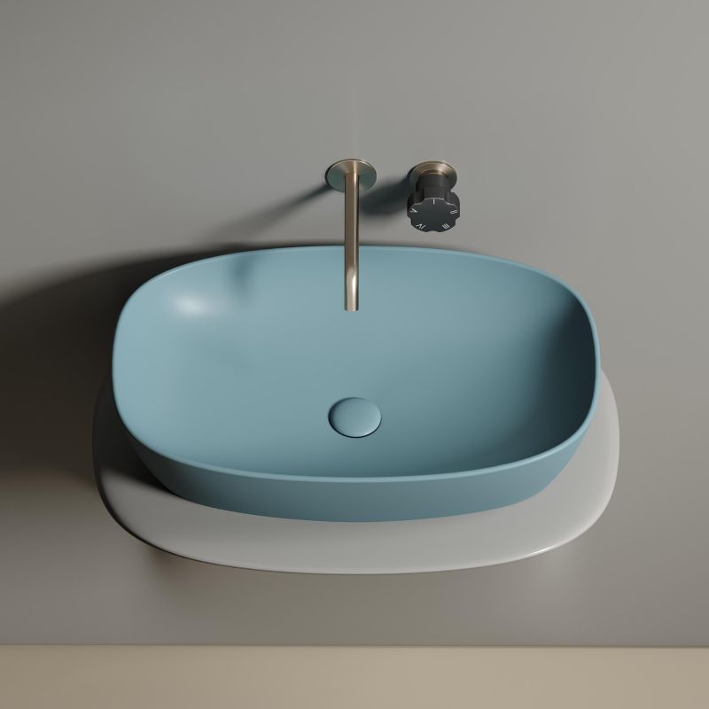Раковина-чаша Ceramica Nova Element CN6049MLG 60 см, зеленый фото 10