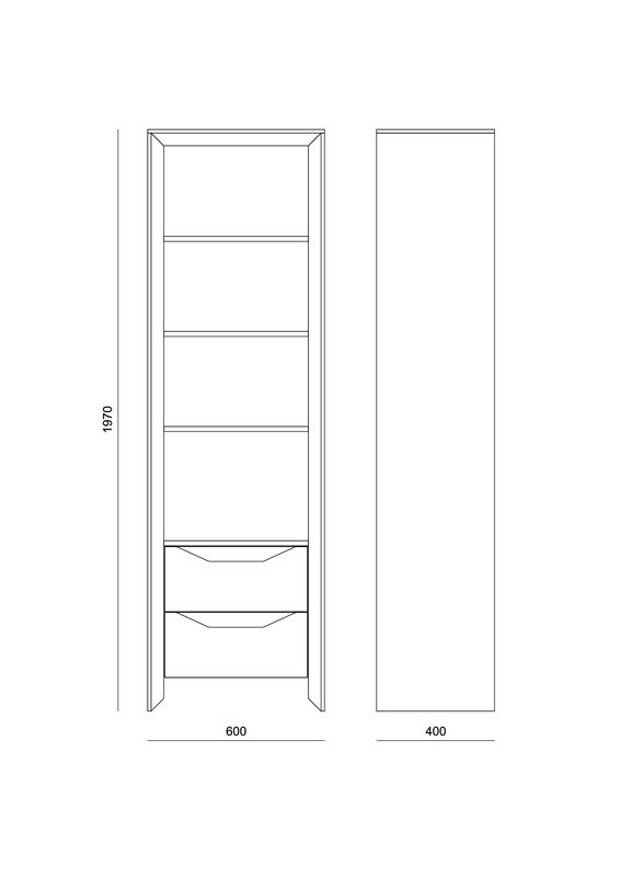 Стеллаж Мебельная мастерская Строгановых FRAME BD-3057221