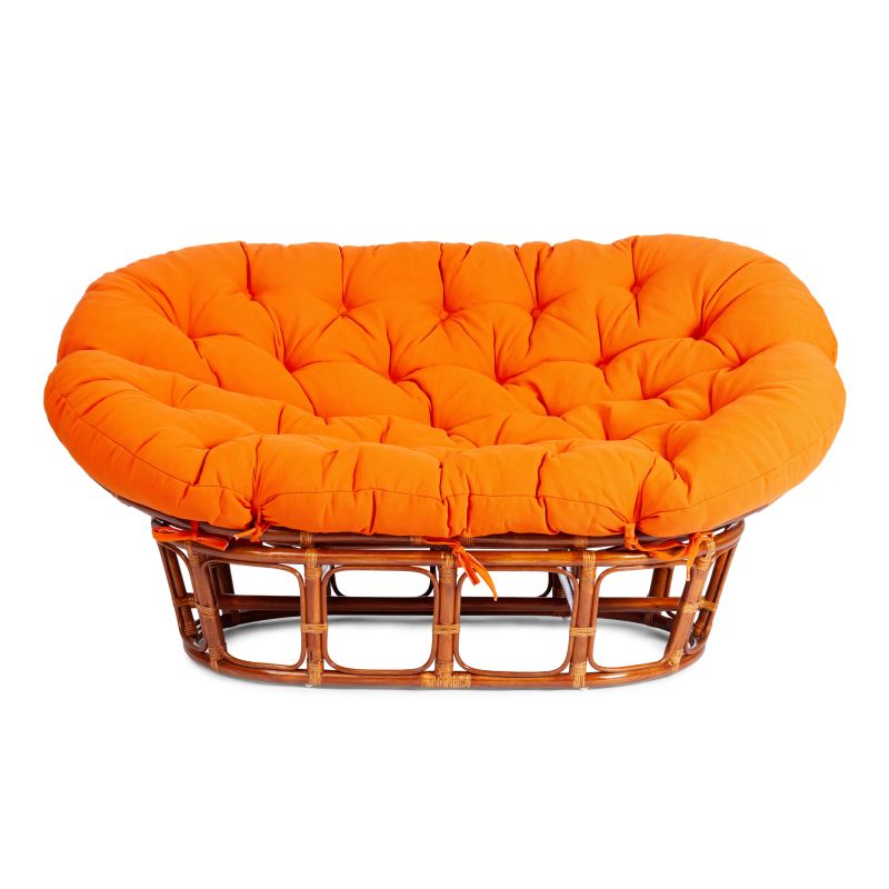 Диван TetChair MAMASAN 23/02 W /с подушкой/ коньяк, оранжевый BD-3074195 фото 2